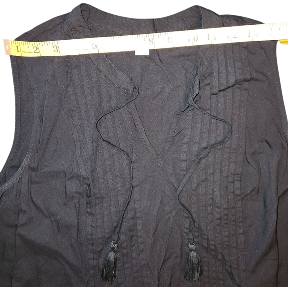 Old Navy Size XL Sleeveless Black Dress Boho - Picture 8 of 10